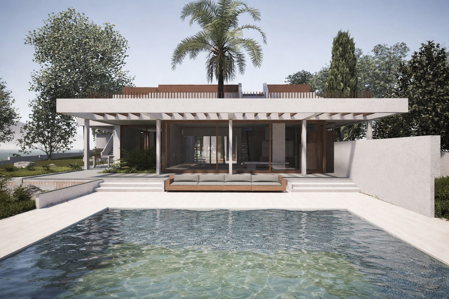 Villa in Saint-Jean-Cap-Ferrat — architecture by Studio Takaya