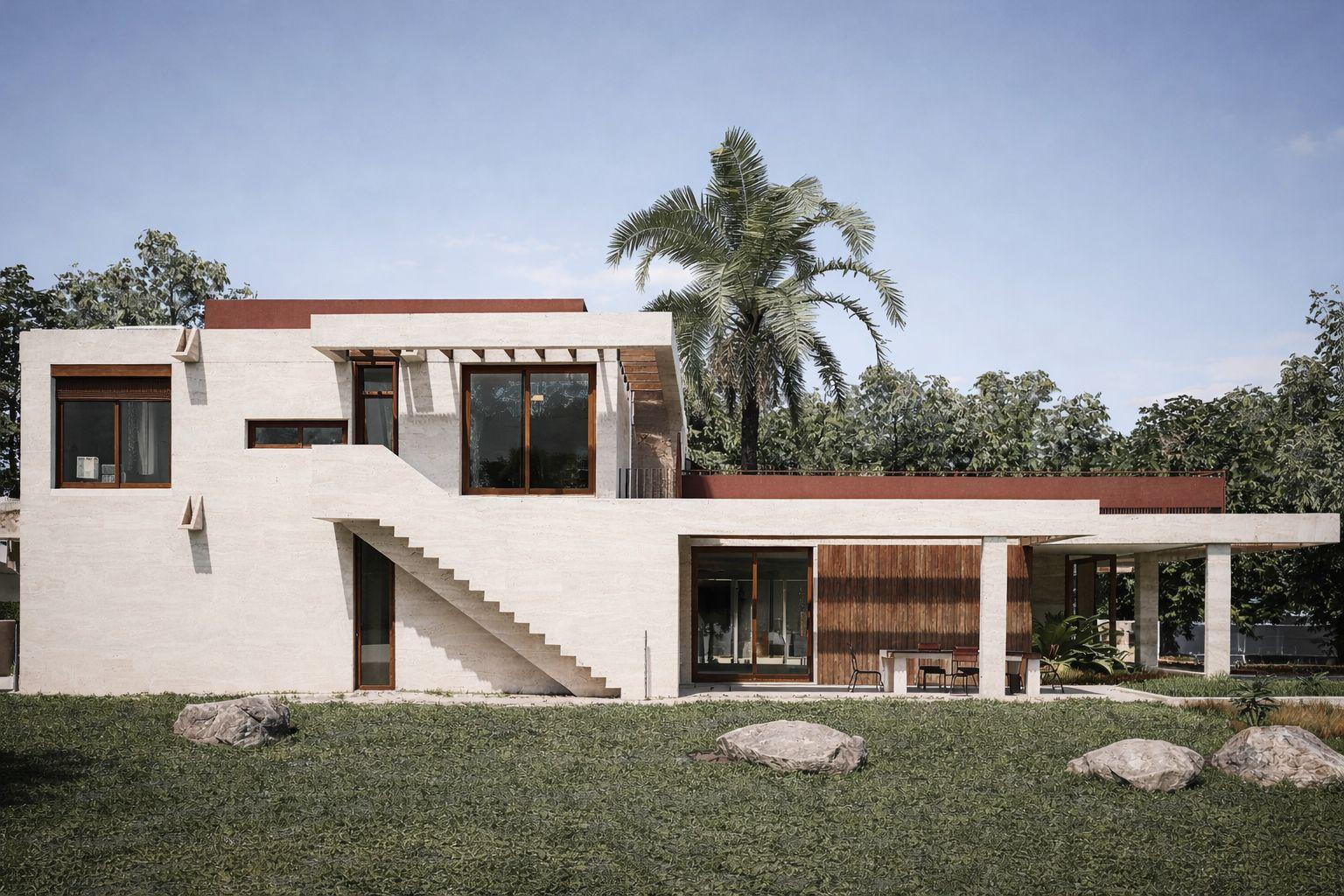 Villa in Saint-Jean-Cap-Ferrat — architecture by Studio Takaya