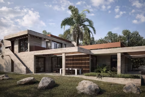 Villa in Saint-Jean-Cap-Ferrat — architecture by Studio Takaya