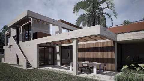 Villa in Saint-Jean-Cap-Ferrat — architecture by Studio Takaya